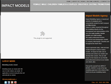 Tablet Screenshot of impactmodelsagency.co.uk
